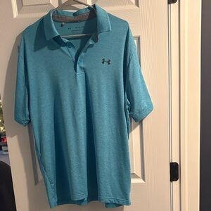 Under Armour Men's Aqua Polo Shirt